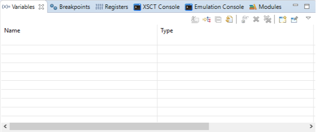 Figure 9. Debug Perspective: Variables