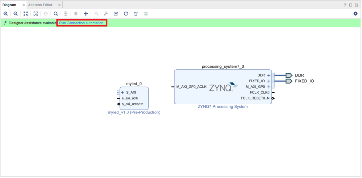 Figure 16. Open Connection Automation Dialog