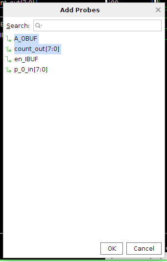 Figure 7. Add Probes Menu