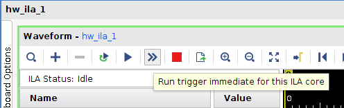 Figure 8. Run Trigger Immediate