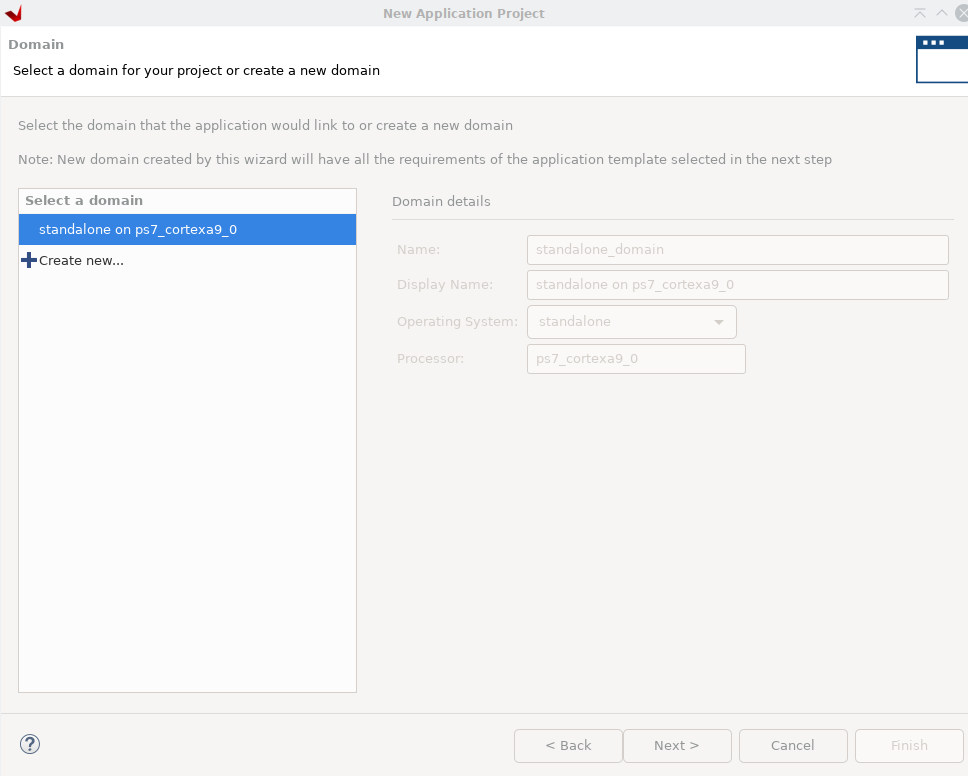 Figure 10c. Select Project Domain