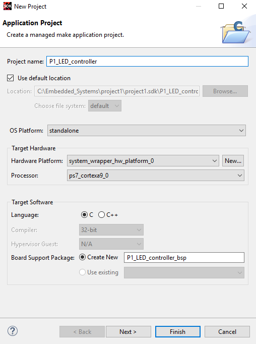 Figure 5. Create Project